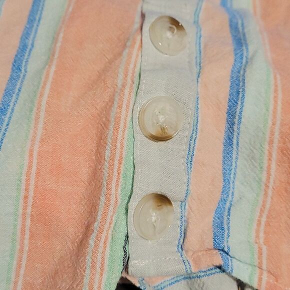 Zac & Rachel Linen blend striped top - Picture 5 of 7